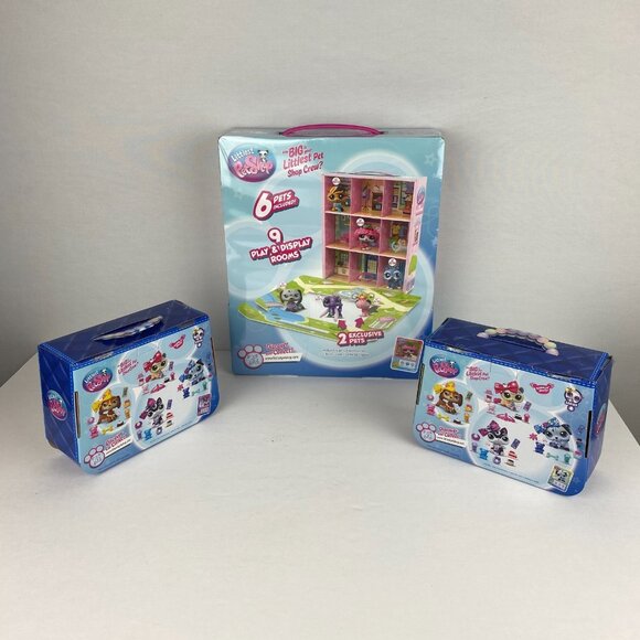 Littlest Pet Shop Pet Boutique 260 Cat 262 Dalmatian Sweet & Stylish Lot NEW - Picture 4 of 7